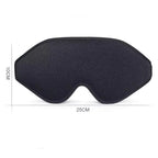 Masque de Sommeil Ergonomique 3D — Mousse à Mémoire de Forme & Occultation Totale