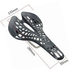 Selle de Vélo Ergonomique à Suspension Intégrée – Ultra-Ventilée 69 Trous, Châssis Chrome-Molybdène Allégé