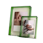 Cadre photo transparent au design minimaliste moderne