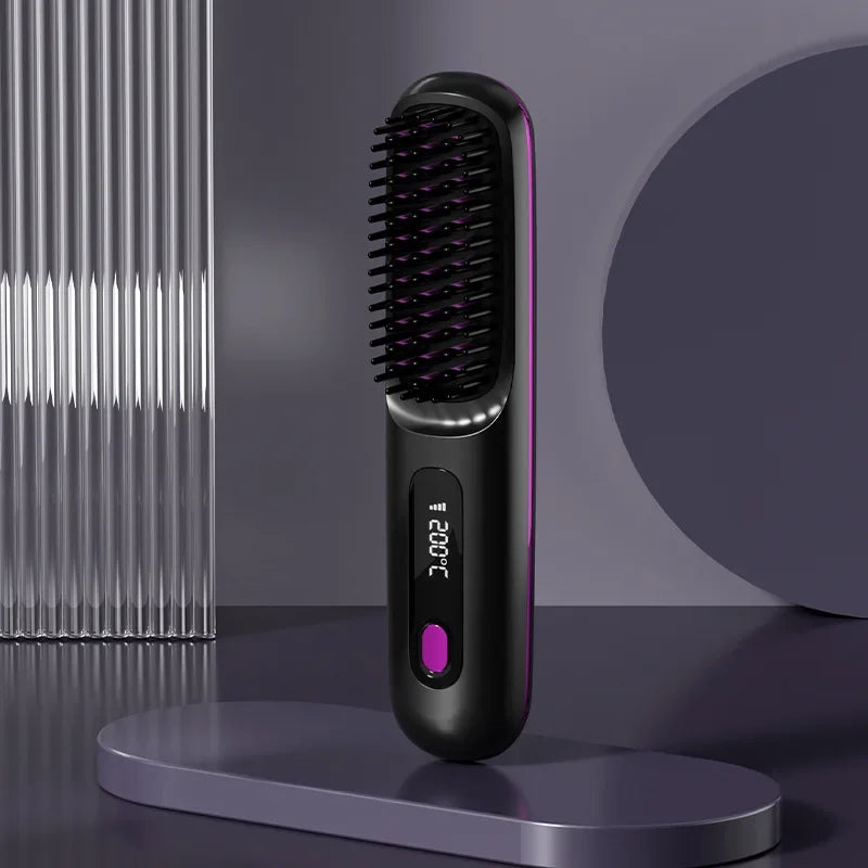 Lisseur Sans Fil Portable – Technologie Céramique & Ionique