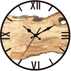Horloge murale transparente