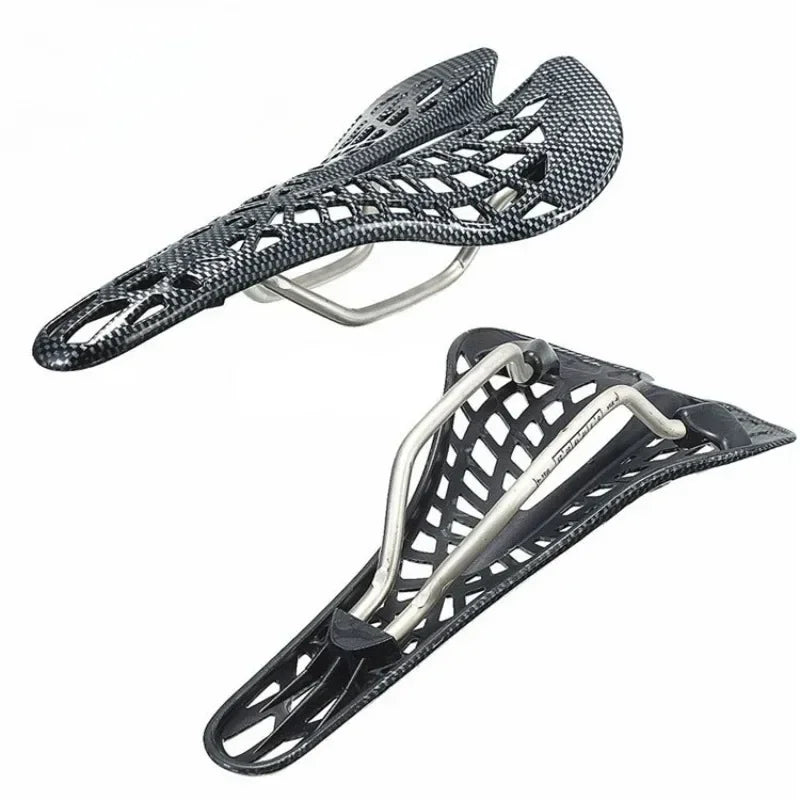 Selle de Vélo Ergonomique à Suspension Intégrée – Ultra-Ventilée 69 Trous, Châssis Chrome-Molybdène Allégé