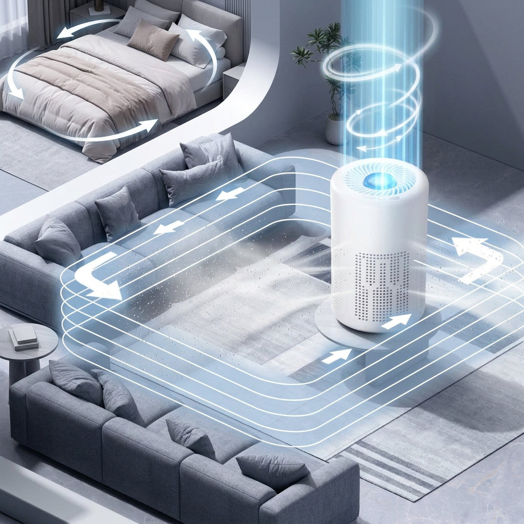 USB-Ionen-Luftreiniger — Geruchsbeseitigung & fortschrittliche Filtration