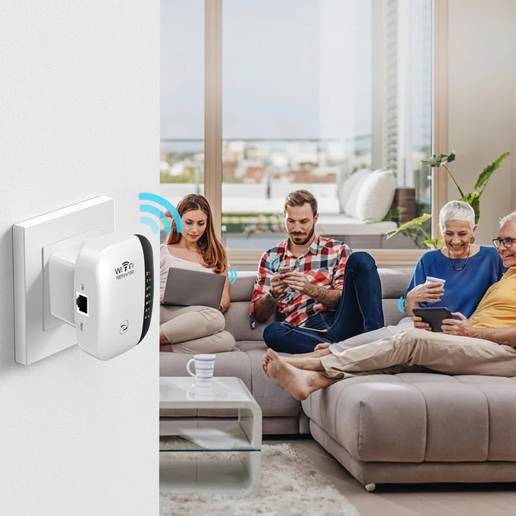 WLAN-Repeater 300 Mbit/s (2,4 GHz) – Signalverstärker & Access Point