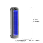 Ventilateur Compact Sans Fil 2-en-1 – Fixation Murale ou Posé avec 3 Vitesses et Mode Silencieux