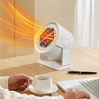 Mini Electric Space Heater (380W) - Fast Heating & Overheat Protection for Office and Home