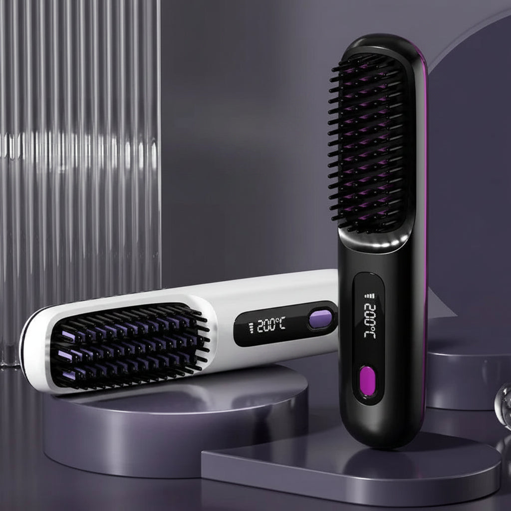 Lisseur Sans Fil Portable – Technologie Céramique & Ionique