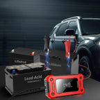 Chargeur de Batterie Intelligent 12V 6A – Pour Voiture, Moto et Bateau avec Protections Automatiques et Écran LCD