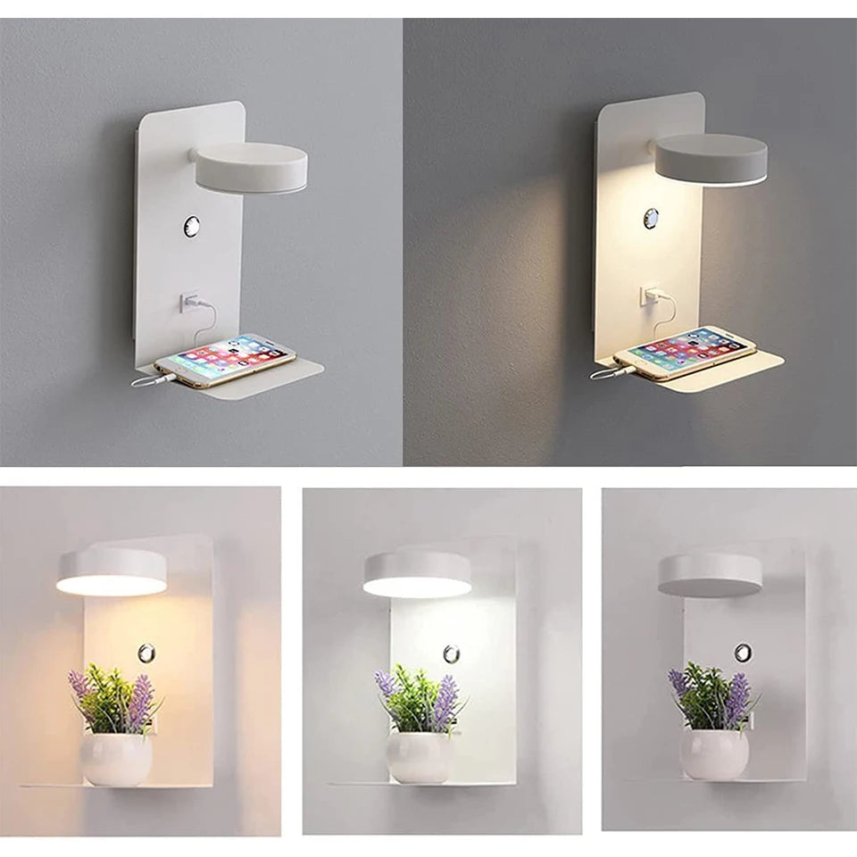 Lampe de chevet à la douce lumière pour un confort élégant