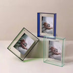 Cadre photo transparent au design minimaliste moderne