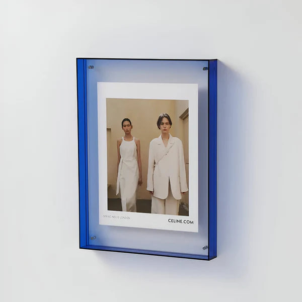 Cadre photo transparent au design minimaliste moderne