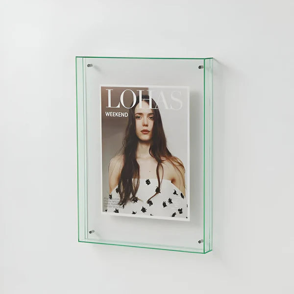 Cadre photo transparent au design minimaliste moderne