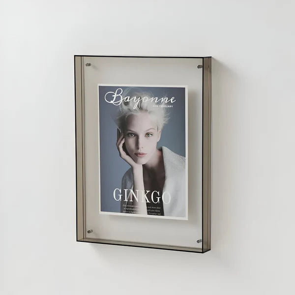 Cadre photo transparent au design minimaliste moderne
