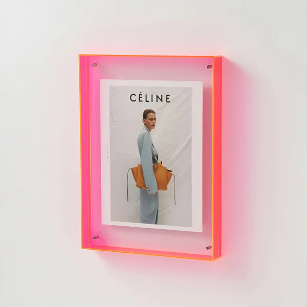 Cadre photo transparent au design minimaliste moderne