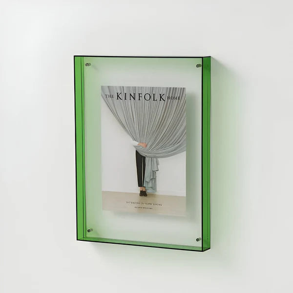 Cadre photo transparent au design minimaliste moderne