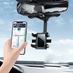 Support de téléphone pour rétroviseur à 360 degrés