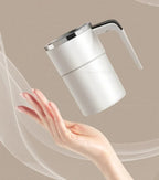 Mug à café rechargeable et auto-mélangeur – Mélangeur électrique portable en acier inoxydable avec rotation magnétique