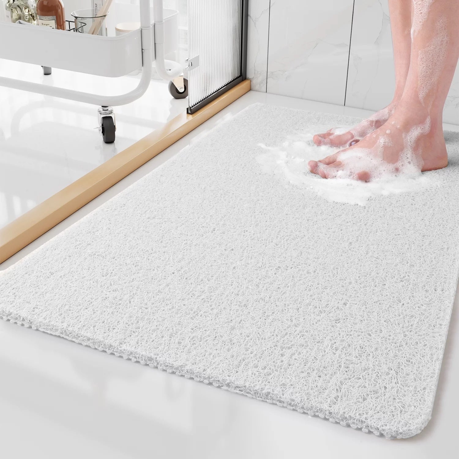 Tapis de Douche Antidérapant et Anti-Moisissure Découpable