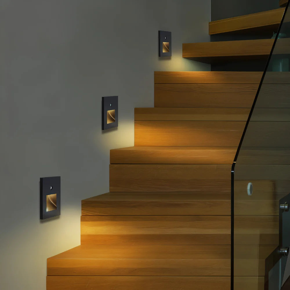 Éclairage d'escalier à détecteur de mouvement LED pour usage intérieur